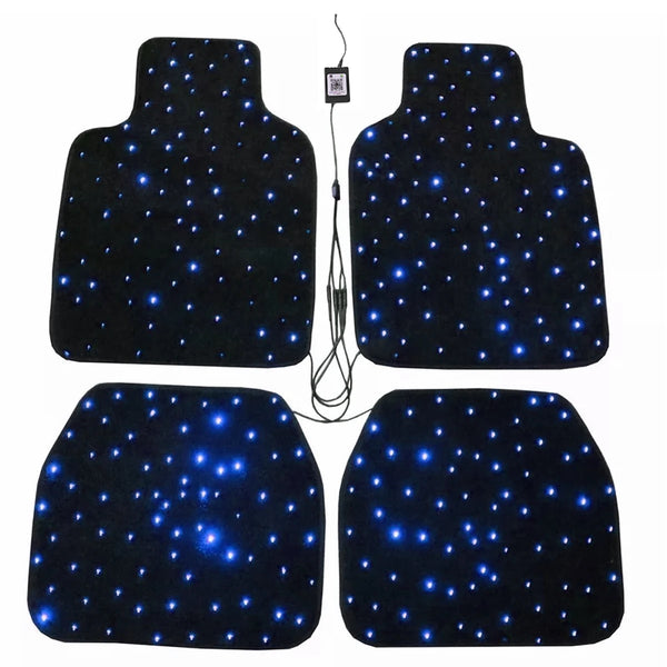 Lot de 4 tapis LED à effet ciel étoilé — vue 9
