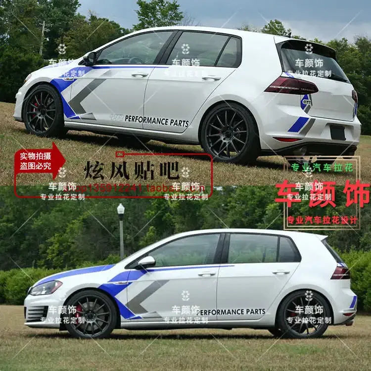 Décorations de carrosserie en vinyle pour Volkswagen Golf 6, Golf 7 GTI et Polo — vue 13