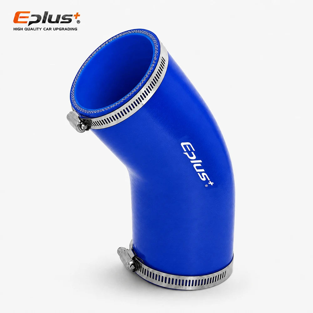 Durite Silicone Bleue 45° avec Colliers pour Turbo et Intercooler – Admission & performance | OURANE.COM