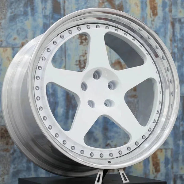 Jantes en alliage forgé concaves 2 pièces 19-23 pouces multi PCD, pièces automobiles, moyeu personnalisé pour voiture sport m