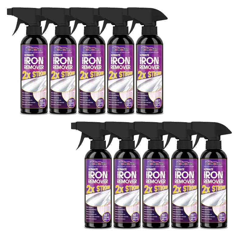 Spray puissant pour l'élimination de la rouille automobile, grande capacité de 120 ml, agent de nettoyage de la poussière métallique, agent d'entretien des échappements et des jantes métalliques