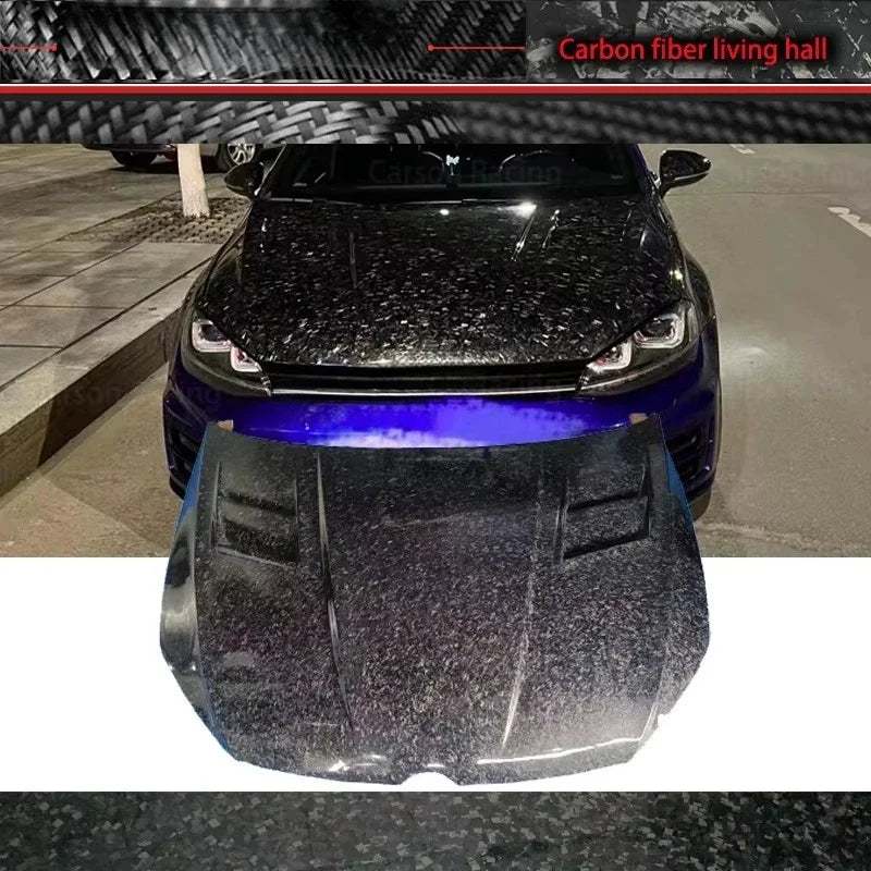 Capot en fibre de carbone pour Volkswagen Golf 7/7.5 GTI et R, 2014–2019