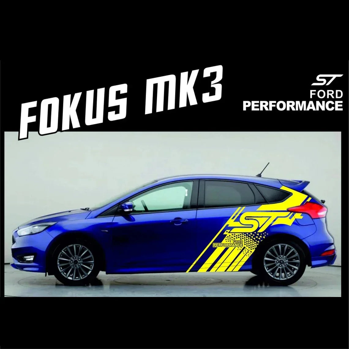 Kit Déco Vinyle Intégral Ford Fiesta ST – Style Ford Performance – Carrosserie & style | OURANE.COM