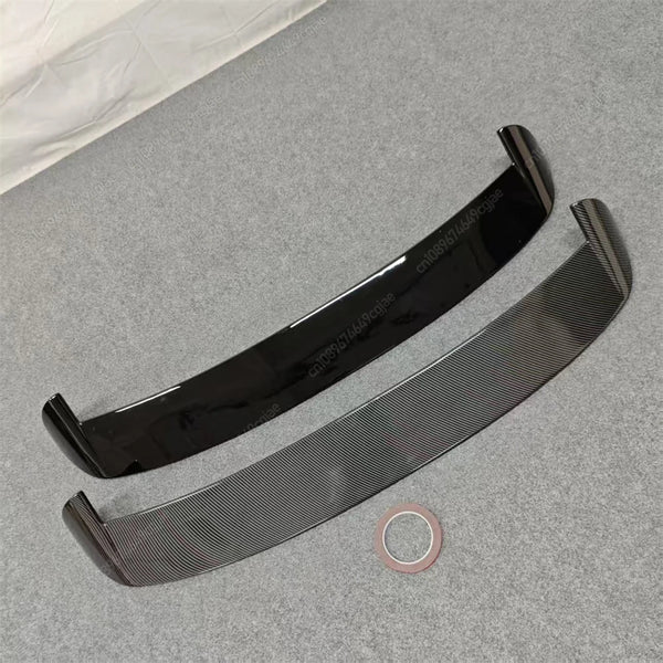 Aileron de coffre arrière de voiture, capuchon de spoiler de toit, aileron arrière noir brillant, accessoires pour Seat Ibiza
