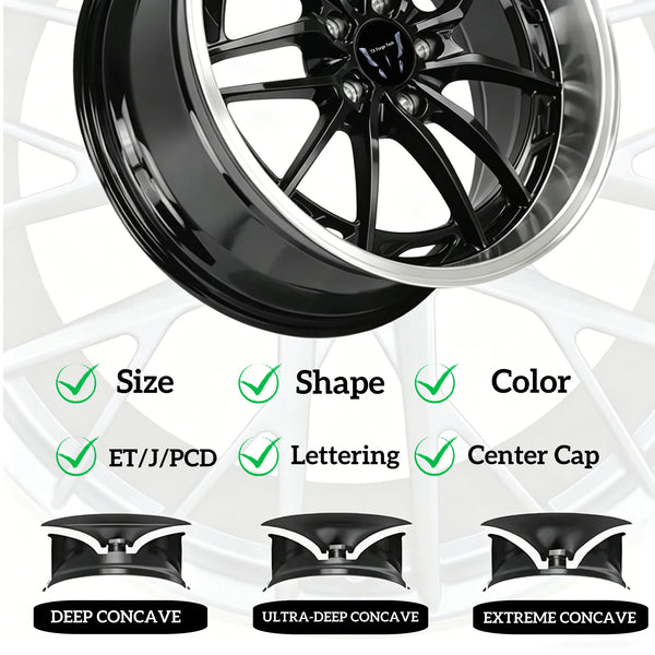 Jantes forgées en usine, personnalisables, 15, 16, 17, 18, 19, 20, 21, 22 pouces, PCD 5*114.3, accessoires de voiture, jantes