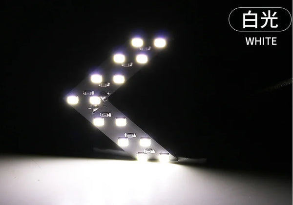 Lot de 2 clignotants LED à flèche pour rétroviseur, 12V 14 SMD – Universel