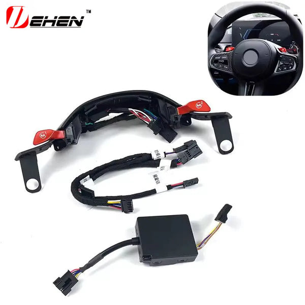 Volant de voiture en cuir amélioré pour BMW Série 3 4 5 G01 G02 G05 G20 G80 G82 G22 G26 G30 G32 G87 F90 F95 Accessoires autom