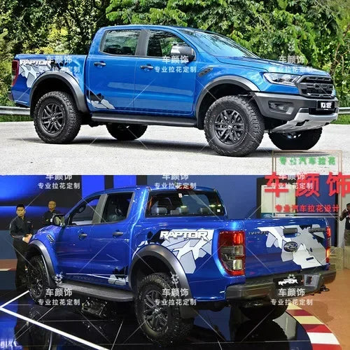 Autocollants tout-terrain pour Ford Raptor F150, D-Max, Tundra, Hilux, Tacoma et Navara — vue 21