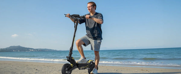 Trottinette électrique pour adultes OOTD T10, e-scooter 900W de puissance de pointe, batterie 48V 13.5Ah, écran LED - OURANE.