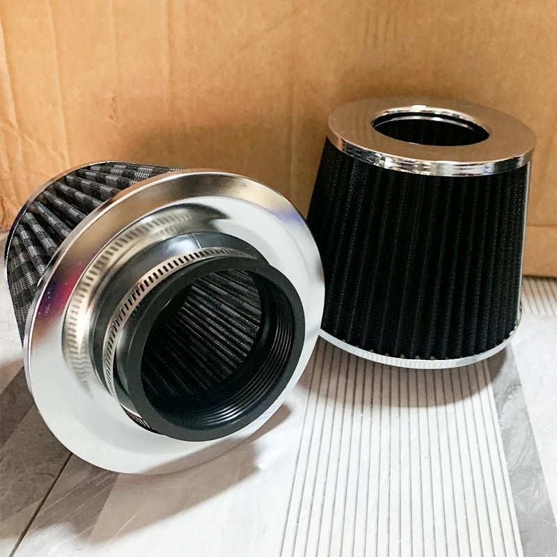 Kit Admission d’Air Froid Universel 76 mm avec Filtre Haut Débit – Admission & performance | OURANE.COM