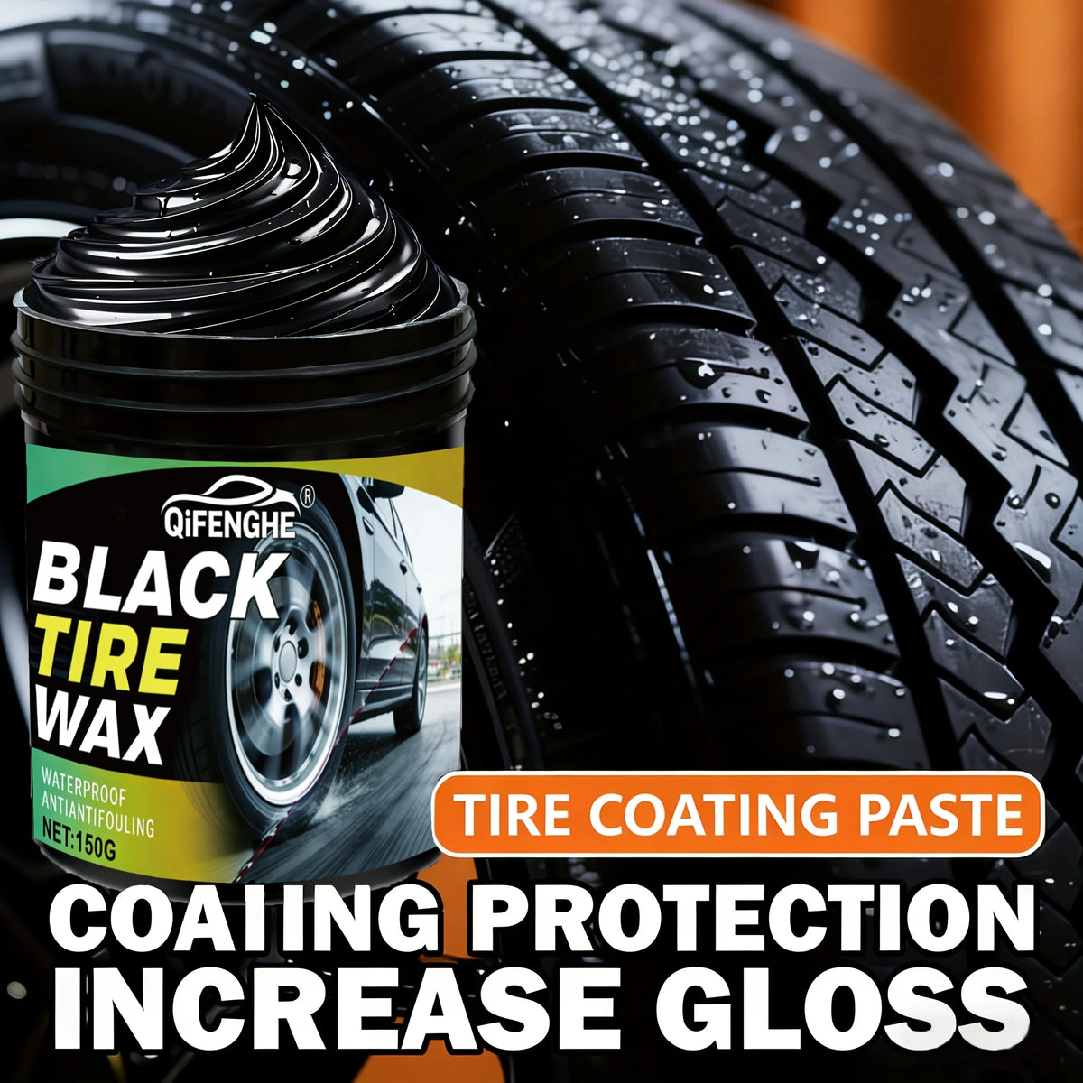 Cire Noire Rénovatrice pour Pneus avec Éponge – Roues & freinage | OURANE.COM