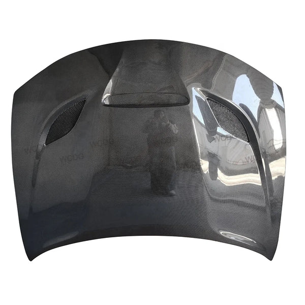 Capot carbone style SRT Dodge Charger, 2015–2023 — vue 2