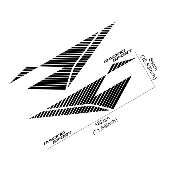 Kit Stickers Vinyle Capot & Portières – Renault Mégane RS