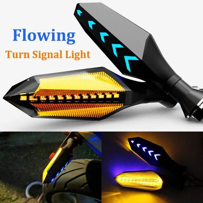 Clignotants LED Séquentiels Moto – Ambre, Universels – Ourane