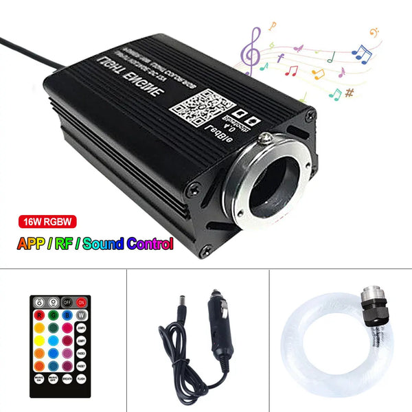 Kit ciel étoilé RGB 16 W à fibre optique — vue 10
