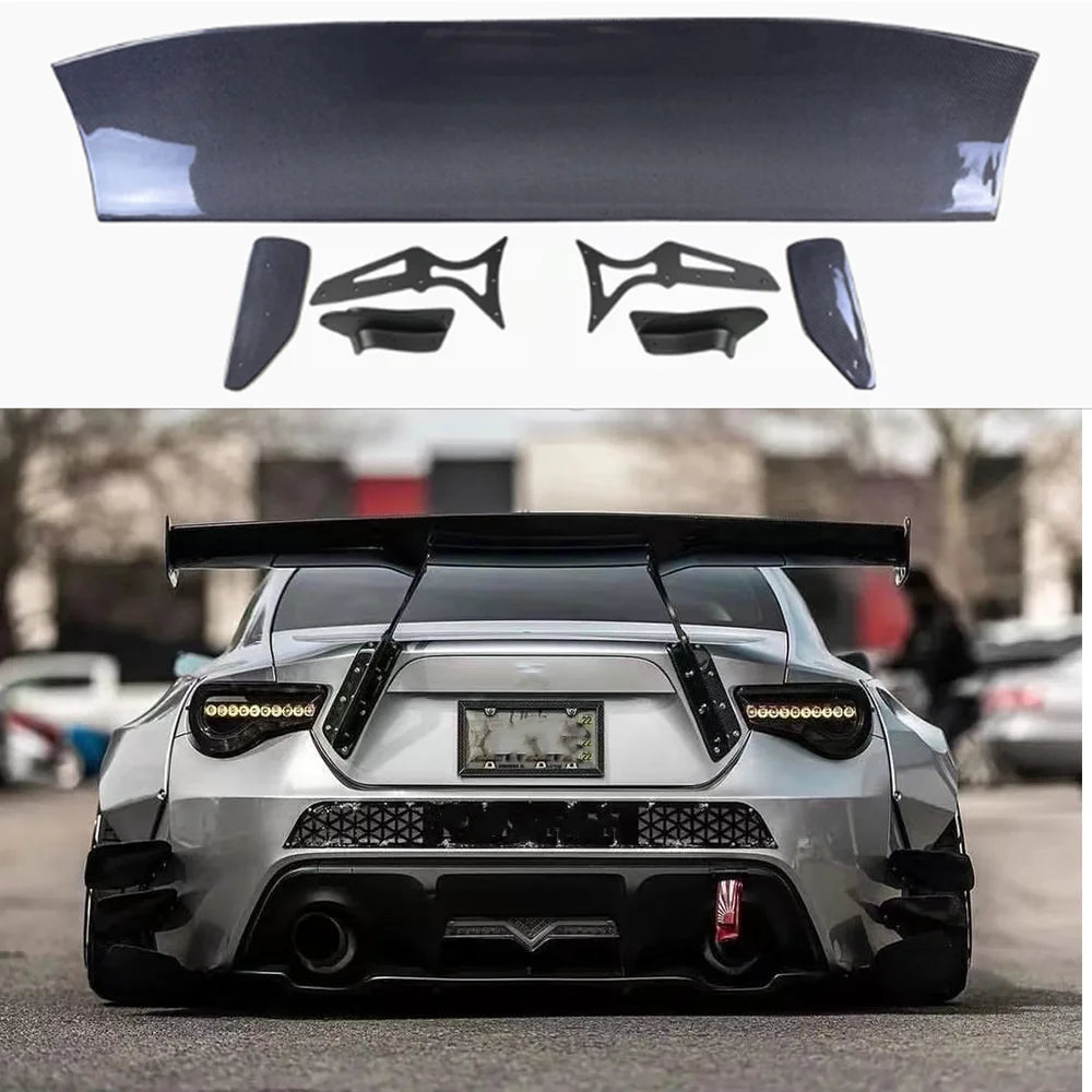 Aileron arrière en véritable fibre de carbone pour Toyota GT86, Subaru BRZ et Scion FR-S 2013-2019, style Big GT