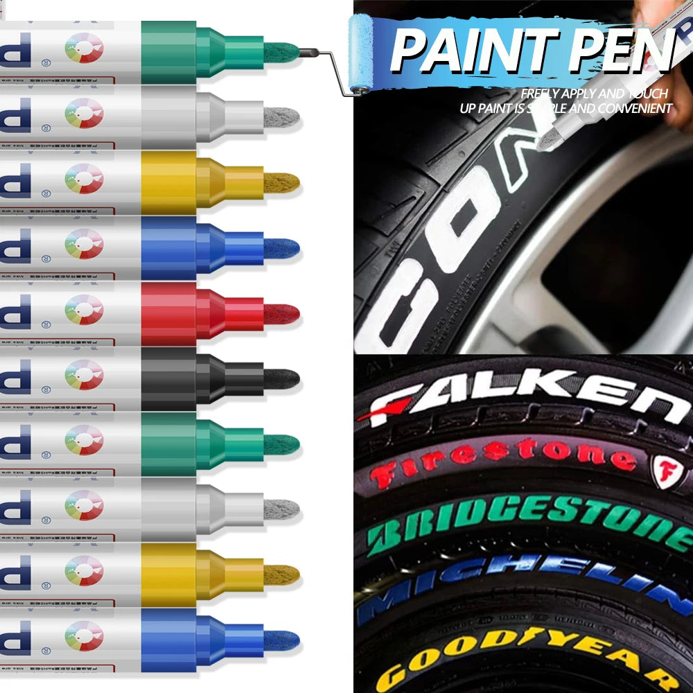 Stylo Peinture Coloré Étanche pour Pneus et Jantes – Roues & freinage | OURANE.COM