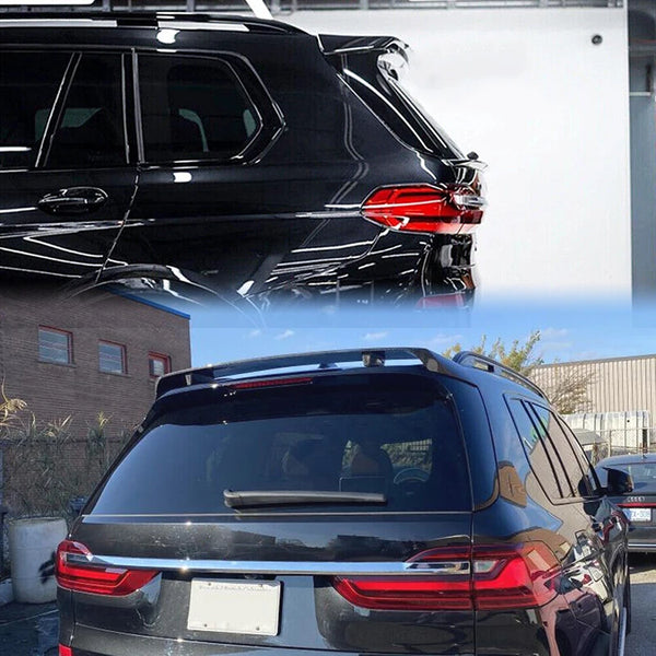 Aileron de toit aspect carbone BMW X7 G07 M Sport — vue 4