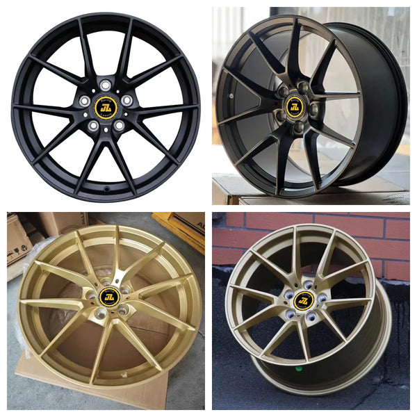 Jiangzao jantes forgées en alliage 5x112 5x120 roues jantes de voiture noir Concave 18 19 20 pouces pour M3 M5 E60 763M F87 M