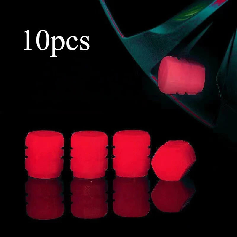 Lot de 10 Luminous Valve Stem Cap Universel Auto Decor – Jantes, pneus & freinage OURANE.COM