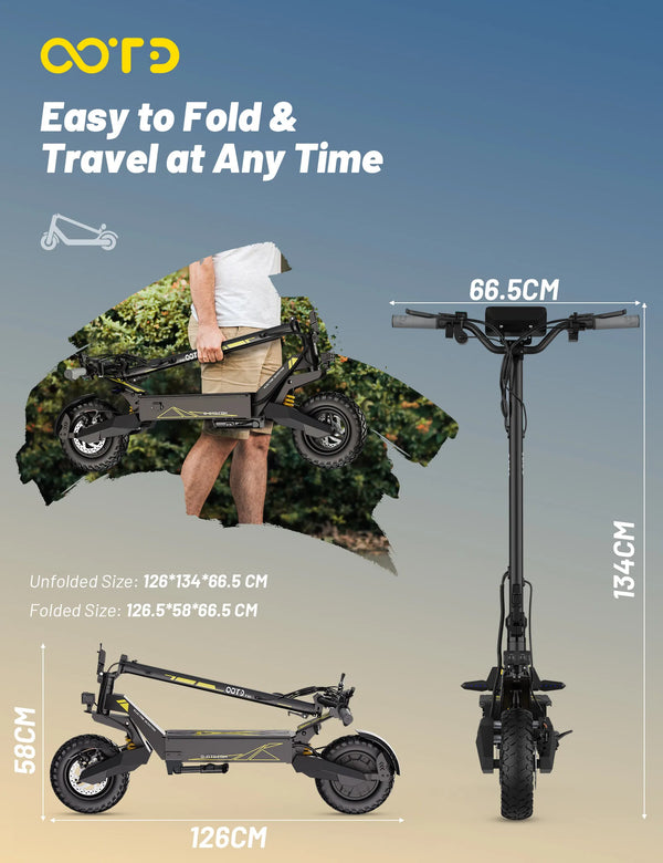 Trottinette électrique OOTD T10, batterie 48 V — vue 5
