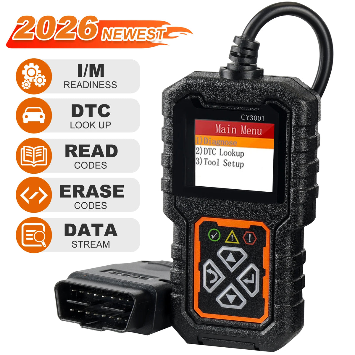 Lecteur de diagnostic automobile OBD CY3001 — vue 1