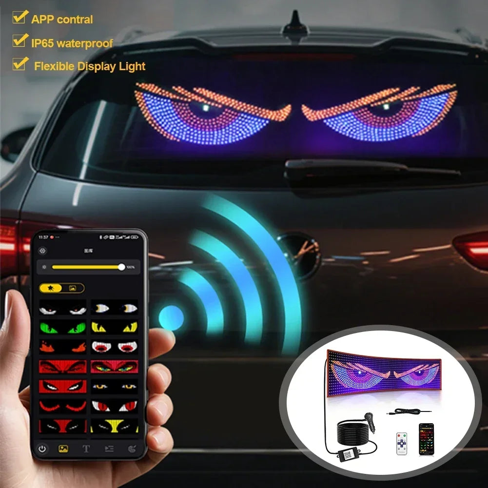 Panneau LED RGB Devil Eyes Souple – Contrôle par Application – Ourane