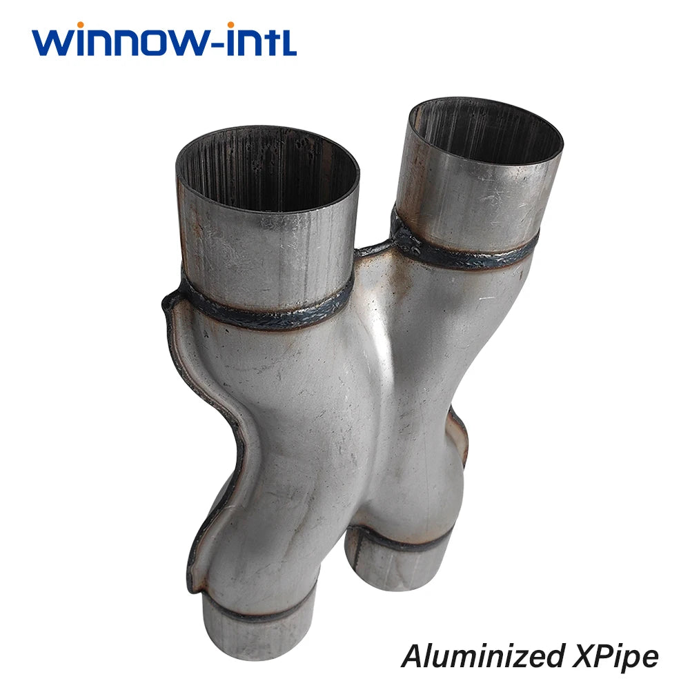 Tube X-Pipe Universel Double Échappement 2,25 / 2,5 pouces – Échappement | OURANE.COM