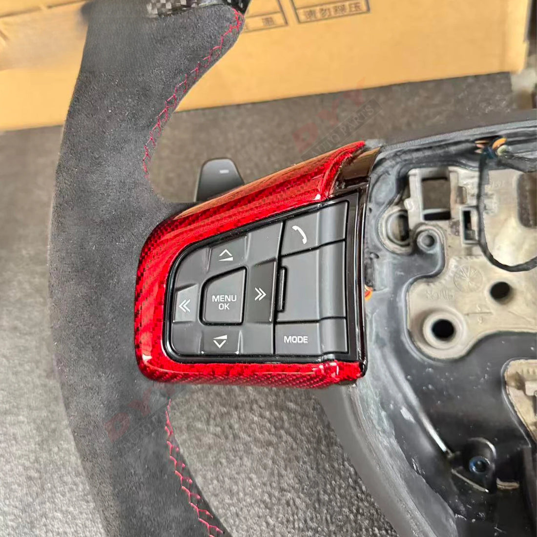 Volant en carbone véritable pour Land Rover Discovery Sport 2015-2019