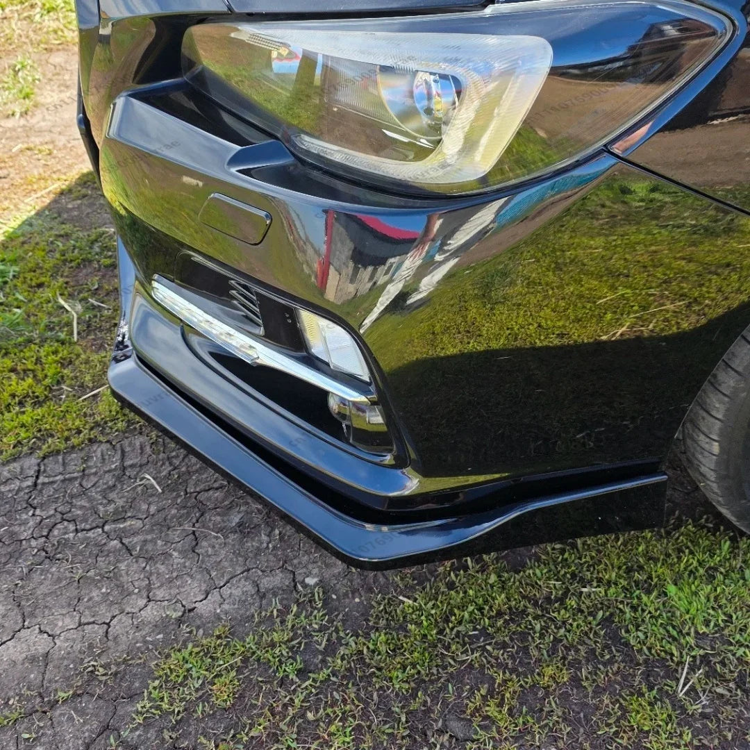 Lame de pare-chocs avant en ABS noir brillant pour Subaru WRX STI VA 2015-2021, séparateur et spoiler de tuning