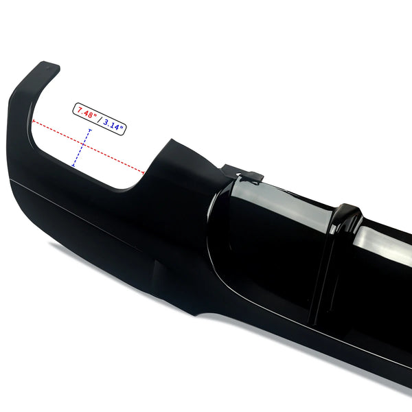 Lèvre de becquet de pare-chocs arrière avec Led pour Bmw série 3 E90 318i 320i 328i 330i 335i 340i diffuseur avec feu stop 20