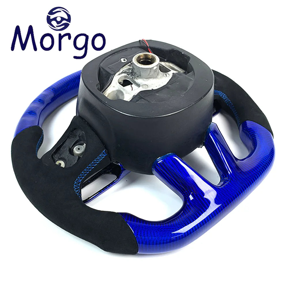 Volant en fibre de carbone avec affichage LED RPM pour Dodge Charger, Challenger et Hellcat, personnalisable