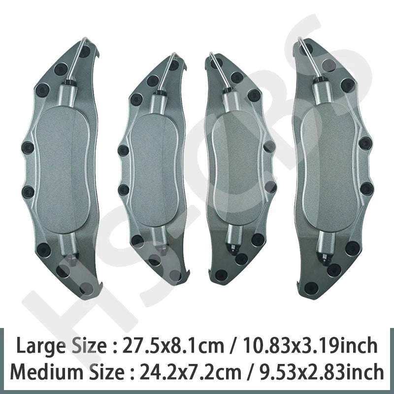 Lot de 4 Caches d’Étriers Métalliques pour Audi, BMW, Mercedes, VW et Peugeot – Roues & freinage | OURANE.COM