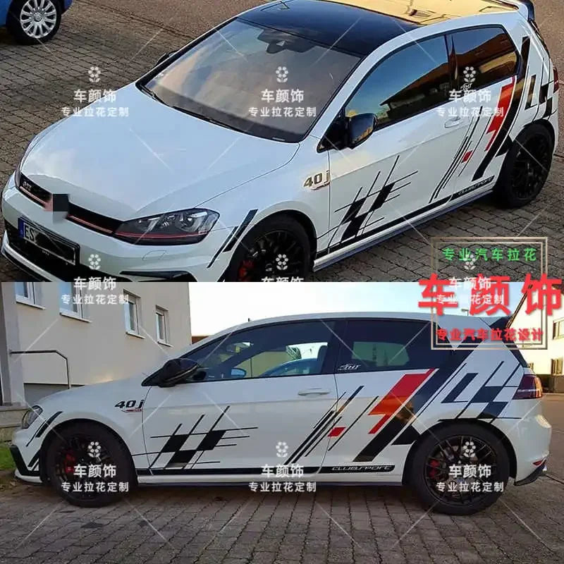 Décorations de carrosserie en vinyle pour Volkswagen Golf 6, Golf 7 GTI et Polo — vue 6