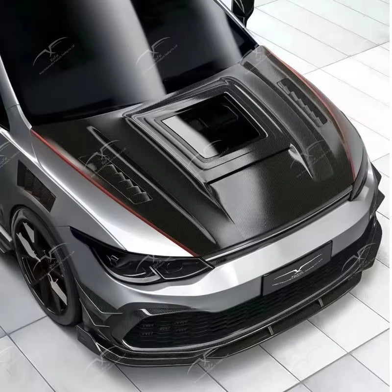 Kit carrosserie en fibre de carbone style CMST pour Volkswagen Golf 8 GTI, 2021–2023