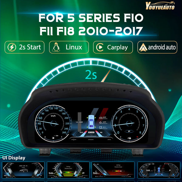 Compteur numérique BMW F10–F13 et F01–F03, 12,3 pouces — vue 1