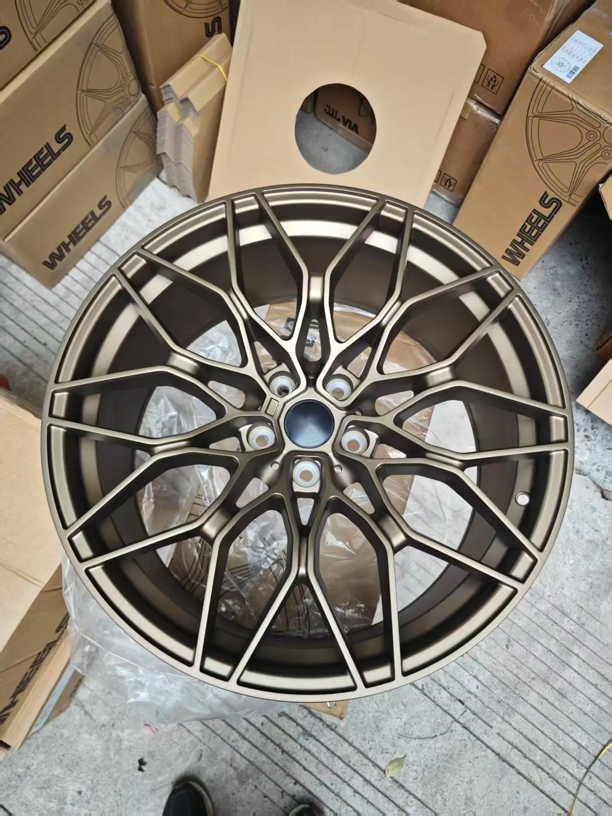 Jantes Coulées design maillé Bronze/Noir Brillant pour BMW M3/M4/M5 — vue 5
