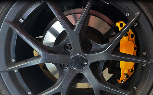 4 Pièces Cache-étriers de frein métalliques pour voiture, Coques de protection anti-poussière pour étriers de frein pour Audi