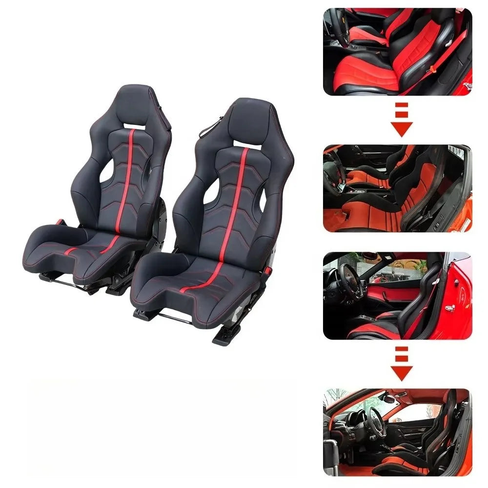 Siège Baquet Réglable en Carbone Sec pour Ferrari 458 et 488 – Habitacle & sièges | OURANE.COM