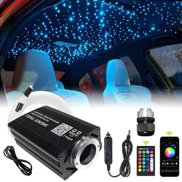 Kit ciel étoilé RGB 16 W à fibre optique — vue 1