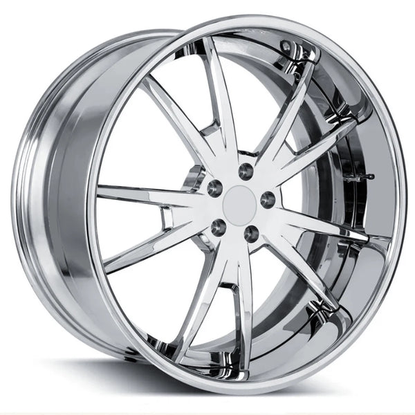 Jantes forgées 17 "18" 19 "20 "21" 22 "23" pouces, roues en alliage Conacve à plat profond pour Tesla Cyber Truck Hummer H2 F
