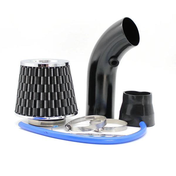 Filtre à Air à tête de champignon pour voiture, 76mm, réaménagé, tuyau d'admission, filtre à Air froid à haut débit, kit de t