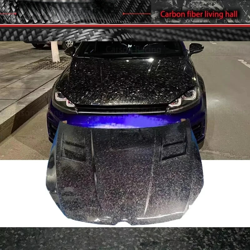 Capot en fibre de carbone pour Volkswagen Golf 7/7.5 GTI et R, 2014–2019
