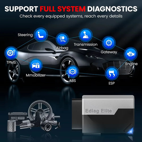 Valise diagnostic Kingbolen Ediag Elite - Mises à jour gratuites — vue 4