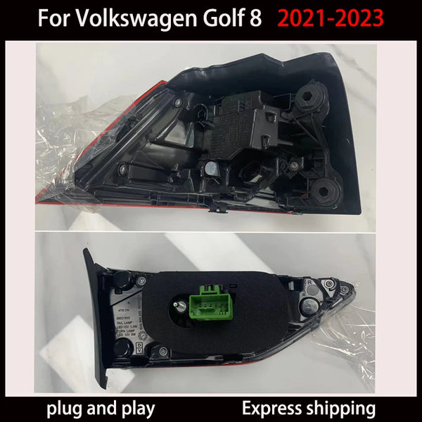 Paire de Feux Arrière LED Dynamiques – VW Golf 8 MK8 2021-2023