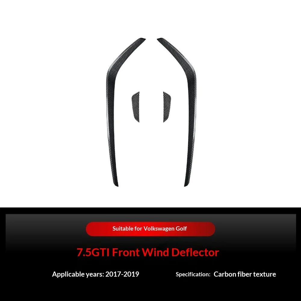 Autocollant de modification de calandre avant pour Volkswagen Golf 7.5 High 7.5 GTI 2017-2019
