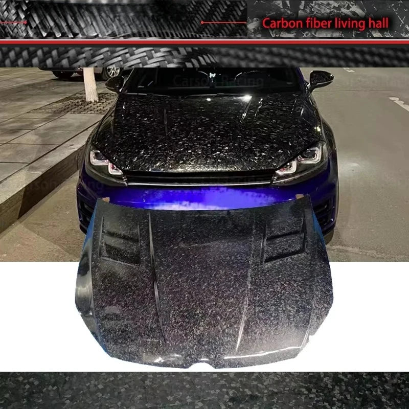 Capot en fibre de carbone pour Volkswagen Golf 7/7.5 GTI et R, 2014–2019