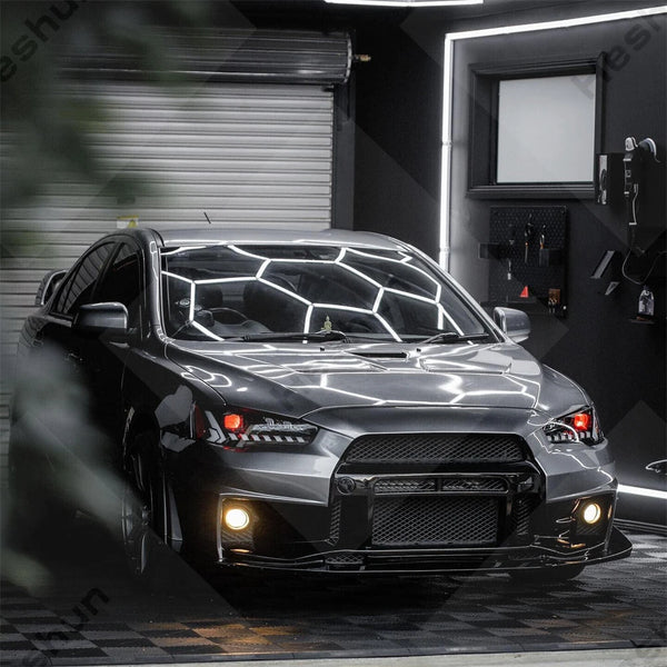 Paire de phares LED projecteur pour Mitsubishi Lancer EVO X 10e génération 2008-2020, animation dynamique