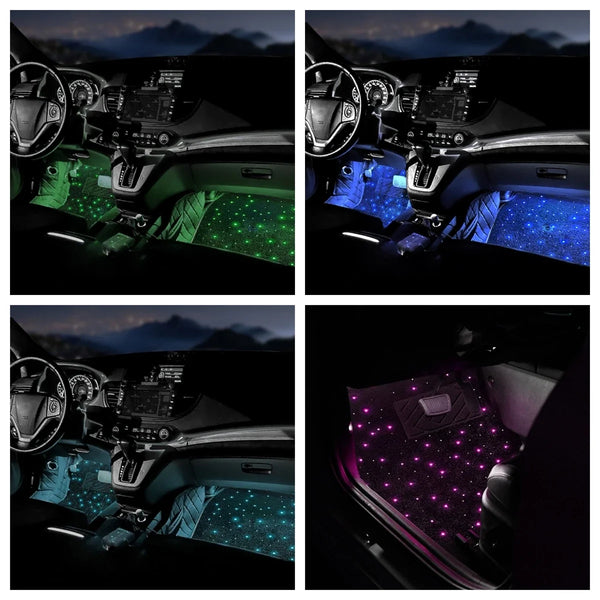 Tapis lumineux à fibre optique, lot de 2 ou 4 — vue 2