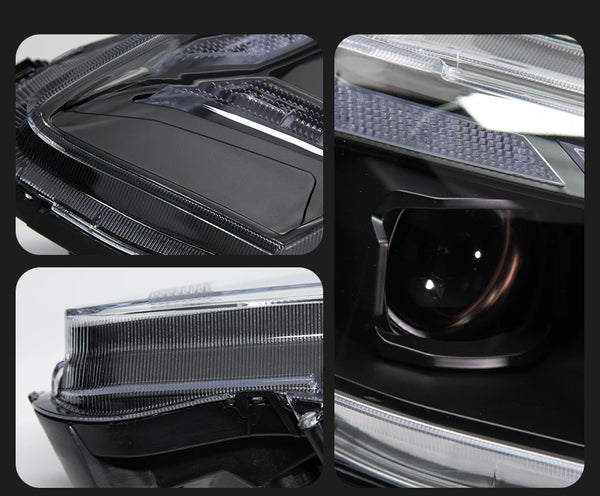 Phare LED pour Mitsubishi Lancer 2008-2016, DRL, clignotant, style RS